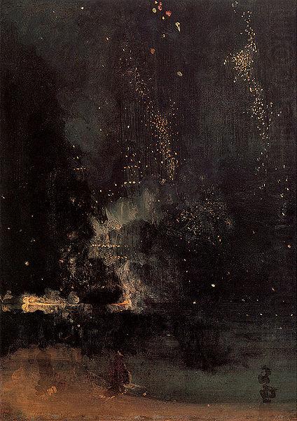 Nocturne in Black and Gold The Falling Rocket, James Abbott McNeil Whistler